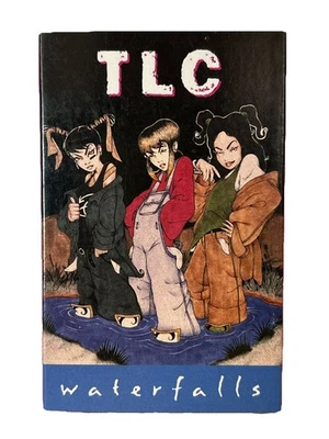 TLC Cassette Single Waterfalls 1995 LaFace R&B Hip-Hop Tape VG - Imagem 1 de 4