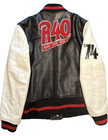 Rush R40 Heavy Leather Tour Jacket Quilted Lining By Vanson Size 2xl