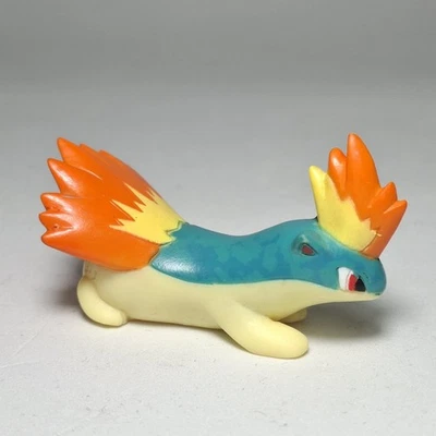 Typhlosion Finger Puppet Pokemon Kids Bandai PVC Mini Figure Nintendo 2000 - Immagine 1 di 4