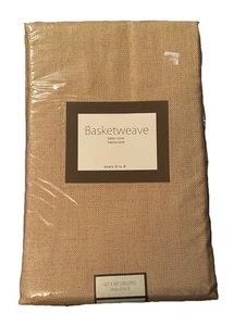 Basketweave Tischdecke Bett Bath Beyond länglich 60 x 84 Birke Sitzplätze 6 - 8 - Bild 1 von 4