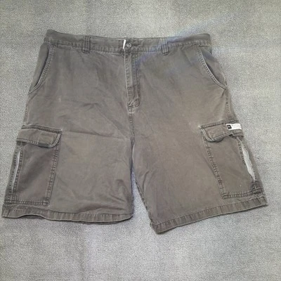 VTG Quiksilver Cargo Shorts Mens 40 Gray Canvas Outdoor Hiking Y2k #813 - Image 1 of 4