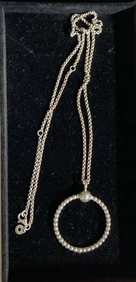 Pandora stabile Rolokette+O Pendant Anhänger Bubble,Perlen,Kugel Design - Bild 1 von 4