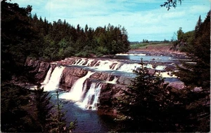 LEPREAU FALLS New Brunswick, Kanada Wasserfall Postkarte - Bild 1 von 2