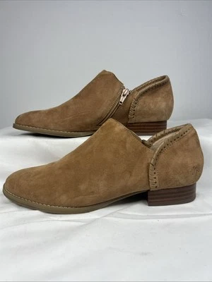 Jack Rogers Botines Mujer’s Talla 6 Marrón Gamuza Cremallera Lateral Foto 1 de 4
