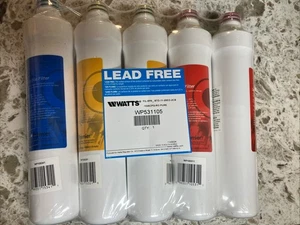 Premier 2 Red Sediment Filter, 2 Yellow Pre Carbon Filter And 1 Blue Post Carbon - Picture 1 of 3