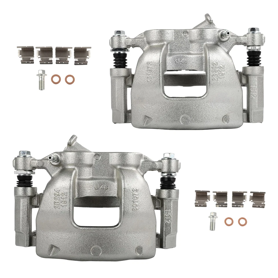 For 2015-2019 FORD TRANSIT-150 250 350 Front Pair Brake Calipers w/ Bracket - Image 1 of 1