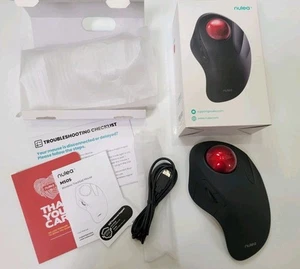 Souris trackball sans fil Nulea M505 rechargeable Bluetooth rouge NEUVE DANS SA BOÎTE jamais utilisée - Photo 1/6