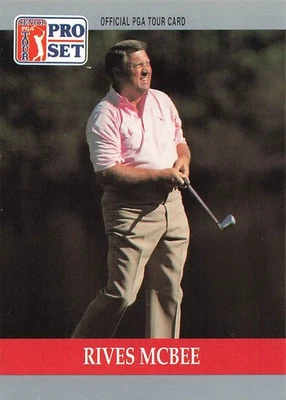RIVES MCBEE 1990 PGA TOUR PRO SET #89 - Image 1 of 2