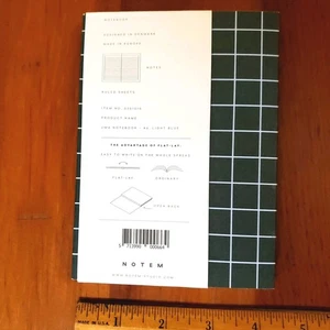 Notem Uma Lay Flat Green Plain Ruled A6 Flexi Notebook 160pg Journal Waterproof  - Picture 1 of 4