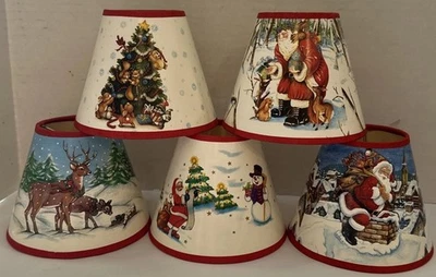 "Mini araña de papel navideño con clip para sombra lote de 5 decoración navideña 4""" Foto 1 de 4