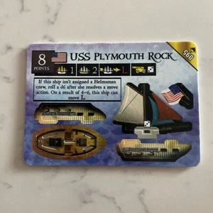 WizKids Pirates Csg Oceans Edge #095 USS Plymouth Rock Rare ship unpunched - Picture 1 of 1