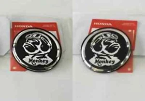 HONDA Monkey Z50JG Fuel Tank Emblem Left right Set Genuine Bike Parts JAPAN - Picture 1 of 3