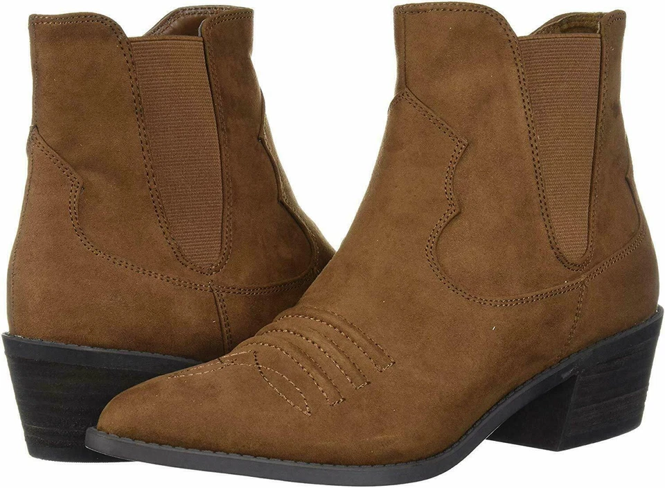 Carlos by Carlos Santana Montana Woodstock Wester Ankle Boots Size 5.5M