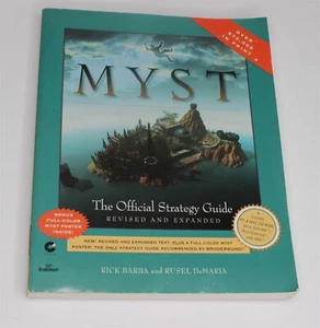 Myst : The Official Strategy Guide by Rusel DeMaria (1995, Trade Paperback) - Foto 1 di 3