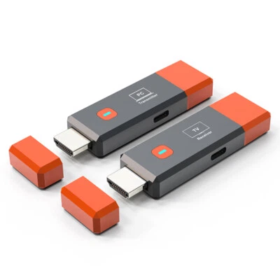 50m Wireless HDMI Extender Video Transmitter Receiver Fr Camera PC To TV Monitor - Image 1 of 4