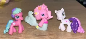 3x My Little Pony Ponyville Mini Figures 2008 Hasbro Collectables Rare Pinky Pie - Picture 1 of 3
