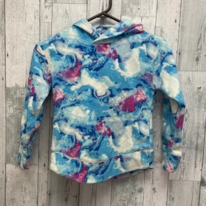 DSG Girls Small Long Sleeve 100% Polyester Fleece Pullover Warm Hoodie - Picture 1 of 4
