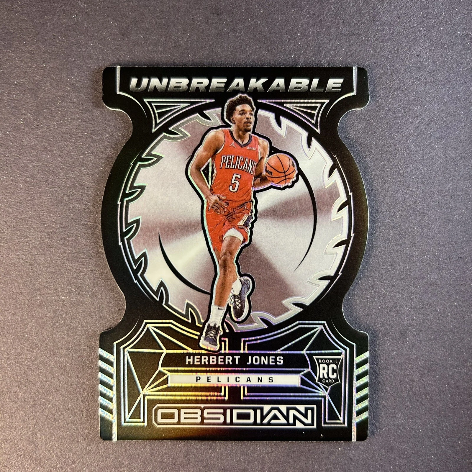2021-22 Obsidian #36 Unbreakable Herbert Jones Rookie Pelicans Case Hit