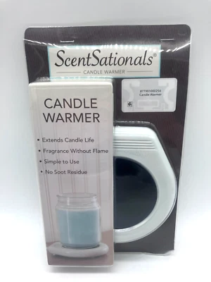 Calentador de velas eléctrico ScentSationals enchufable aceites aromáticos cera popurrí Foto 1 de 2