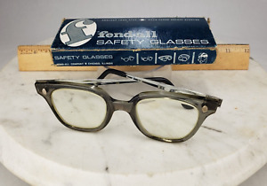 Vintage Fendall Safety Glasses Frames T-30 MK 46 Multi Fit Temple 1446 Clear