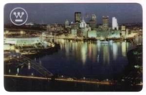 5m Comp. Tarjeta telefónica View of Pittsburgh PA & Riverfront Exp 12/96 muchos arañazos - Imagen 1 de 2