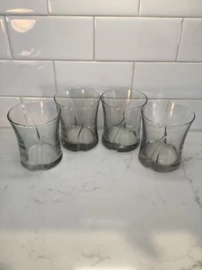 4- Anchor Hocking Flair Clear 12 Oz Drinking Glasses 4” - Picture 1 of 8
