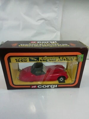 Corgi Classics - Cars of the 50s - 804 1952 Jaguar XK120 - 1983 release - RED - Image 1 of 4