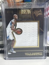 2015-16 Panini Black Gold Kevin Garnett Massive Materials 36/49 GU Jersey Rare