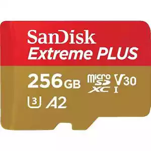 SanDisk Extreme Plus UHS-I, V30 microSDXC Speicherkarte, 256 GB, 200 MB/s - Bild 1 von 3