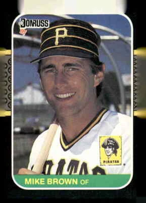 1987 Donruss #168 Mike Brown - Image 1 of 2