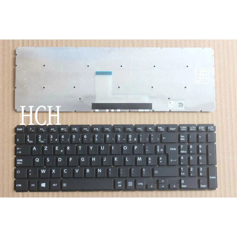 Teclado francês Toshiba Satellite L50-B L50D-B L50t-B L55-B L55D-B L55T piano - Imagem 1 de 1