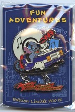 Disneyland Paris - Fun Adventures - Stitch in Rock'n'Roller Coaster Pin