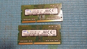 8 GB 2x 4 GB DDR3 1600 MHz PC3-12800 Sodimm Laptop Memoria RAM Kit 8 GB DDR3L - Imagen 1 de 4