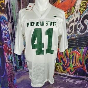 Michigan State Spartans Nike Jersey #41 Size Medium NWT (C12) - Picture 1 of 9