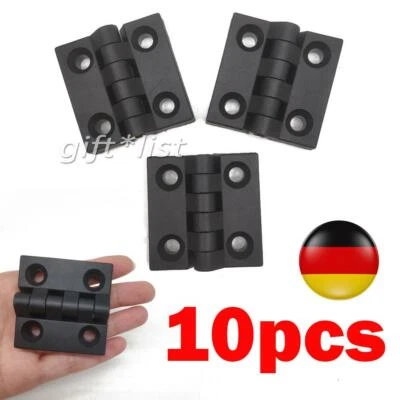 10x Scharnier Türband Beschlag Aufschraubband Kunststoffscharnier Kunststoff DE - Bild 1 von 4