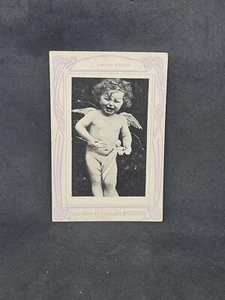 ANCIEN CHROMO COLLECTION DU CHOCOLAT MOREUIL L'AMOUR TRISTE - Imagen 1 de 3