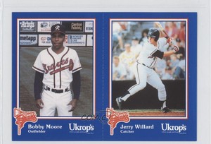 1992 Ukrop's Pepsi Richmond Braves Uncut Bobby Moore Jerry Willard #41-42