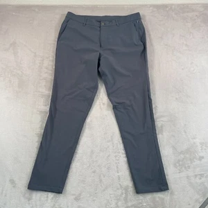 Lululemon Commission Pants 38x30 Grey Warpstreme Slim Fit Two Way Stretch $128 - Picture 1 of 8