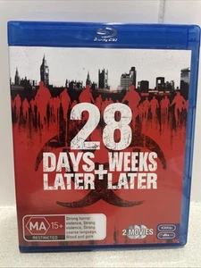 28 Days Later / 28 Weeks Later (Box Set, Blu-ray, 2007)Rare Reg B Tracked Post - Picture 1 of 4