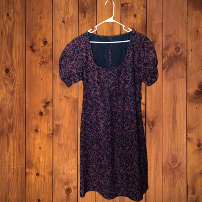 2X Vestido Pullover Para Mujer eShakti Estampado Geométrico Cuello Redondo Mangas Cortas Foto 1 de 4