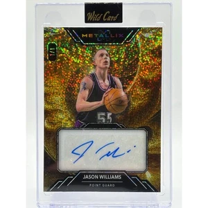 2024 Wild Card Metallix Jason Williams Encased Gold Auto 1/1 SSP Sacramento King - Picture 1 of 2