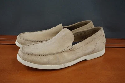 Mocasines Cole Haan para hombre talla 11M beige gamuza sin cordones puntera Grand360 C10573 Foto 1 de 4