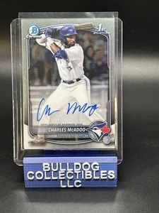 Autógrafos Bowman 2025 - Chrome Prospect Charles McAdoo #CPA-CMA (AU, RC) - Imagen 1 de 1