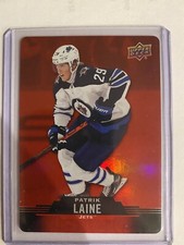 Patrik Laine 2020-21 UD Tim Hortons Hockey Red Die Cut DC-17 Winnipeg Jets