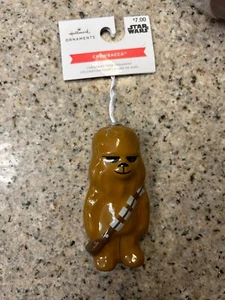 Hallmark CHEWBACCA Star Wars Decoupage Christmas Ornament Shatterproof New - Picture 1 of 1