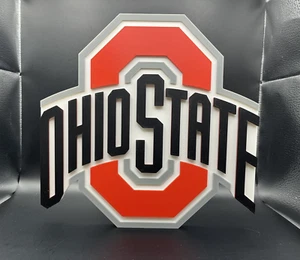 Ohio State Buckeyes Logo Sign Display | 3D Wall Desk Shelf Art - Picture 1 of 4