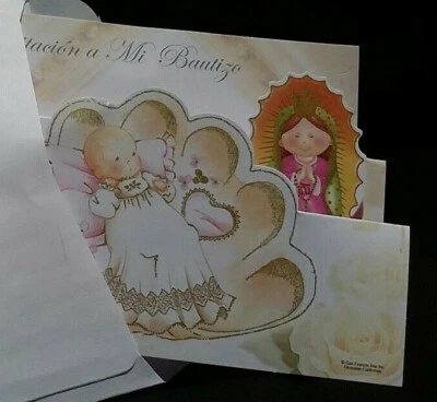 Invitaciones de,A Mi Bautizo (invitaciones de bautizo al bautizo español), Favores  Foto 1 de 4