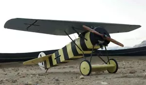 Planos impresos de avión a escala gigante a escala de la Primera Guerra Mundial Fokker D VIII escala gigante modelo de radiocontrol - Imagen 1 de 5