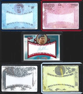 Joe Mauer 2004 Fleer Sweet Sigs 5-Card Set w/ Auto & All (4) 1/1 Printing Plates - Picture 1 of 2