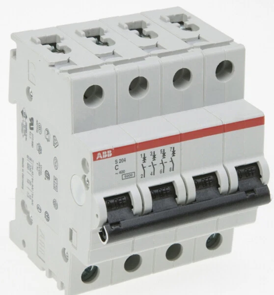 Abb S529235 S204 C25 Interrupteur Automatique 6ka 4p